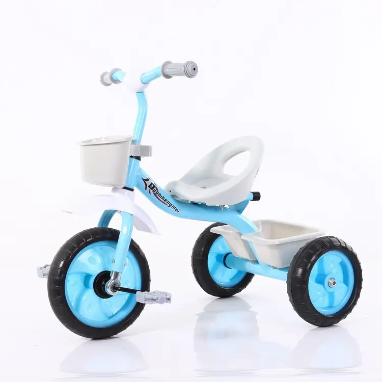 Triciclo de pedal para niños, coche de pedales, bicicleta de tres ruedas para niños