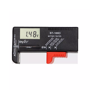 BT168D dijital pil test cihazı LCD AA/C/D/9V/1.5V düğme pil kapasitesi Volt test cihazı - Product Image 6