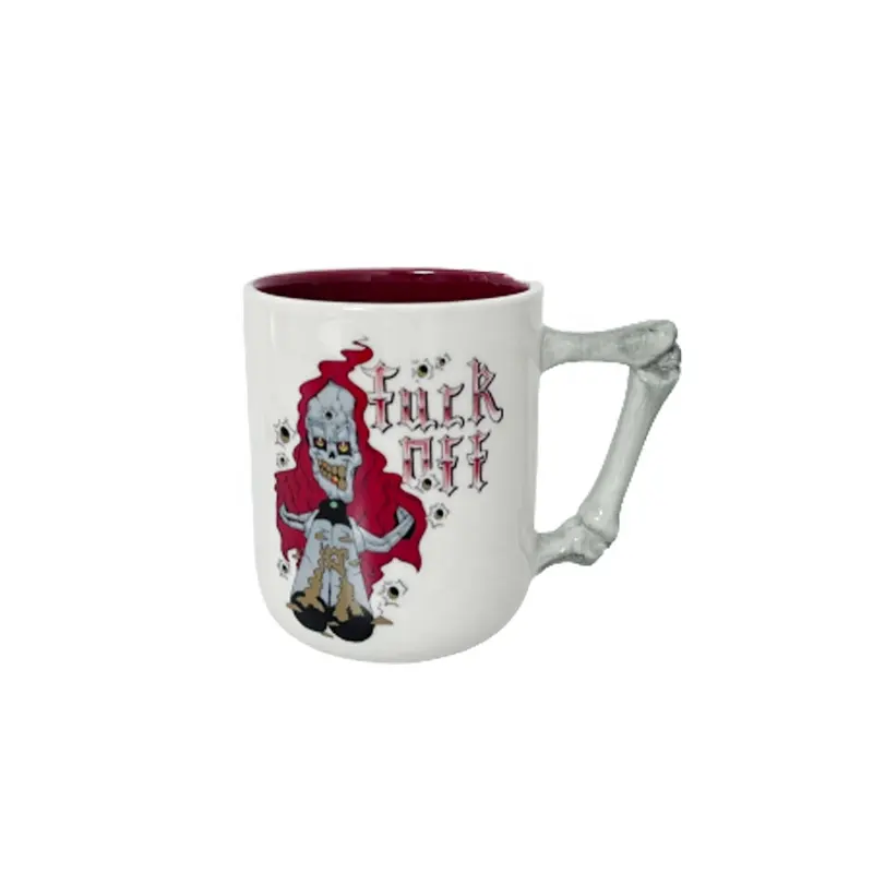 Tasse à boisson en porcelaine fantaisie avec poignée Halloweens motif personnalisé bière café tasse en céramique