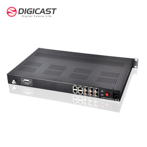 ASI 128 SPTS MPTS UDP RTP a 16 RF DVB-T Salida IP a RF Modulador Procesador Multicast IP a RF Gateway - Product Image 6