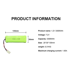 Factory Direct Supply 7.2v 3300mah Nimh Battery <strong>Ni</strong>-<strong>mh</strong> Rechargeable Battery - Product Image 4