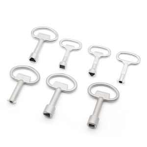 亜鉛合金工業用キー三角四分円キーダブルビットキー - Product Image 1