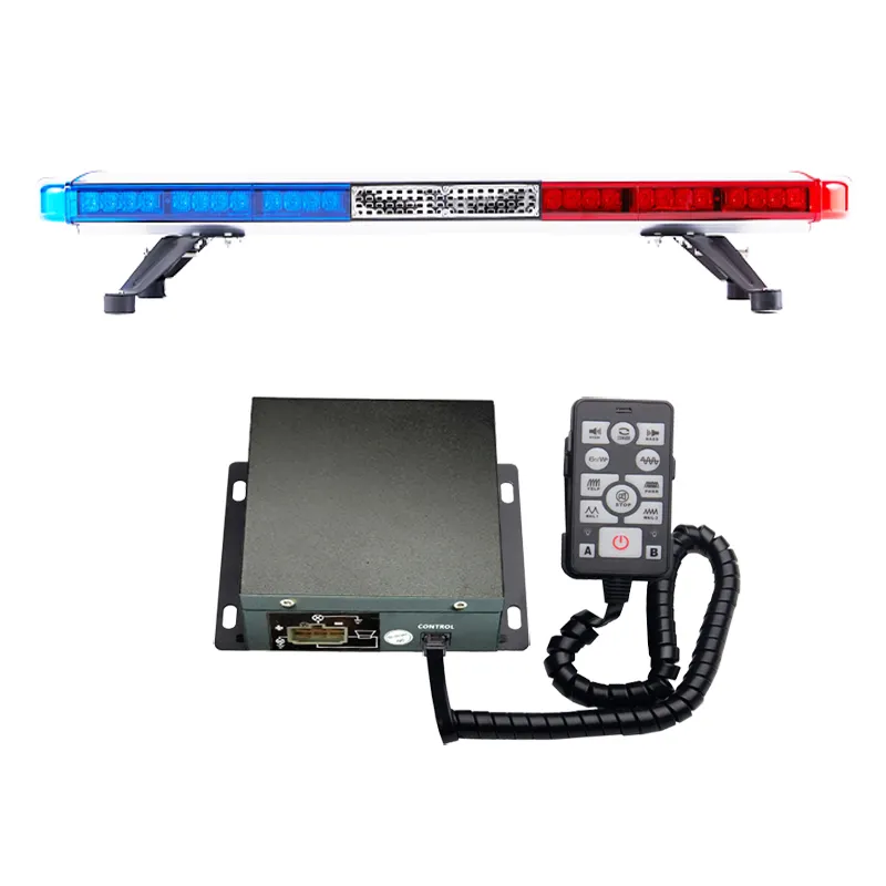 97Cm Upgrade Version Signal licht Not sirenen lautsprecher Mit LED-Warn licht leiste