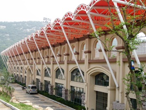高強度鉄骨構造建物機能サッカーバスケットボールスタジアムスポーツスタッドセンターブリーチャー - Product Image 5