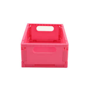 קופסת אחסון מתקפלת מפלסטיק PP, סל מתקפל, ניתן לערום, חמוד, לאחסון איפור, תכשיטים, צעצועים, מארגן אחסון נייד - Product Image 5