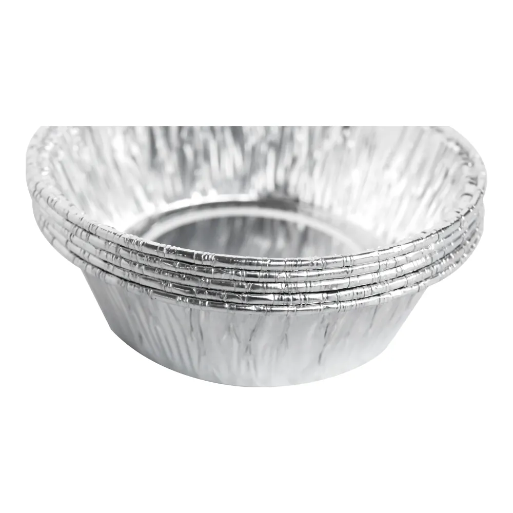 Groothandel Wegwerp Bakken Cake Pannen Kleine Capaciteit Aluminiumfolie Container Cup