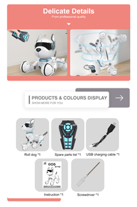 Russische Kinderspiel zeug Smart Hund intelligente Roboter Technologie pädagogische Ai Rc Programmierung Fernbedienung Stunt Robot Dog - Product Image 4