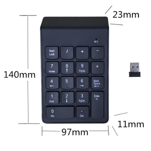 Custom Branded Wireless <strong>Numeric</strong> <strong>Keyboard</strong> USB Calculator <strong>Bluetooth</strong> Mini 18-key Small <strong>Keyboard</strong> <strong>with</strong> Dropshipping Fulfillment
