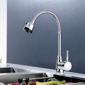 KITCHEN SINK <strong>MIXER</strong> TAP SINGLE LEVER CHROME <strong>CHEAP</strong> TAP SWIVEL FAUCET SPOUT - Product Image 2
