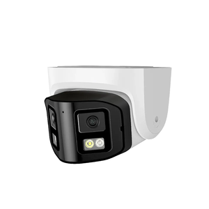 8MP双镜头圆顶全景闭路电视IP安全摄像机4K POE，带4MP固定高清广角云台功能CMOS传感器2个屏幕 - Product Image 1