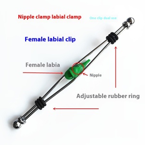 Female Labia <strong>Clip</strong> and Clitoris <strong>Clip</strong> Vaginal Expander &amp; Stimulating <strong>Sex</strong> Toy Adult <strong>Sex</strong> Training Product with Bondage Gear - Product Image 2