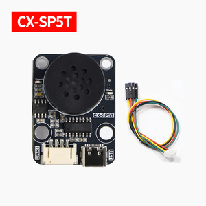 Modulo di riproduzione vocale MP3 UART controllo della porta seriale trasmissione vocale intelligente compatibile con musica elettronica Building Block - Product Image 2