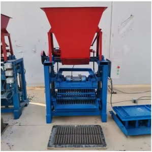 Máquina de ladrillos de elevación semiautomática Cemento con máquina de ladrillos de arena Puede agregar tolva Máquina de ladrillos de fácil funcionamiento - Product Image 3