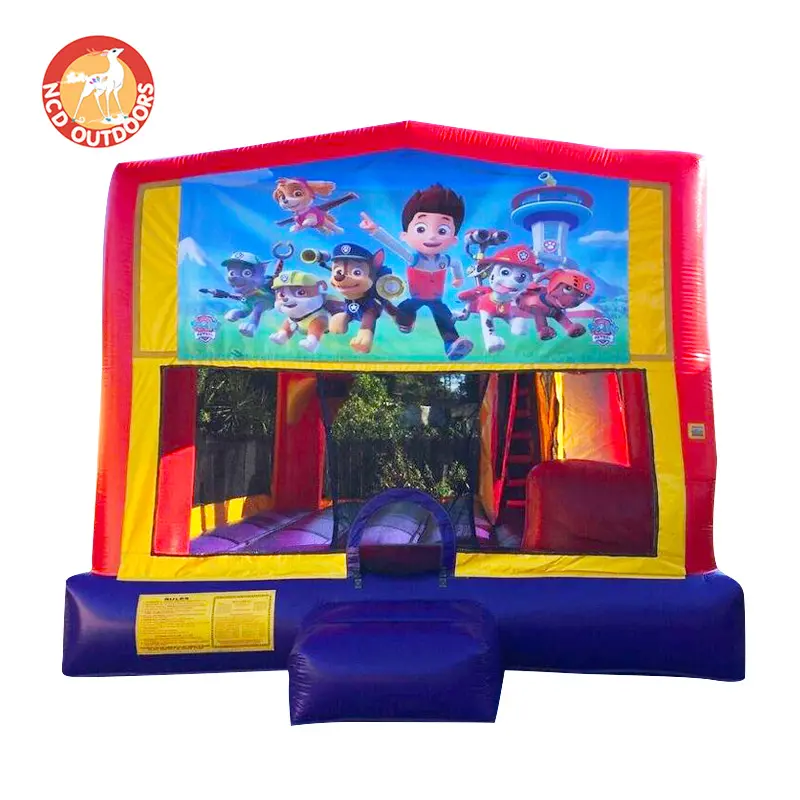 Deluxe nấm Vương Quốc lâu đài nàng tiên cá thương mại Nhà bị trả lại Inflatable lừa bouncy động vật Bouncer Combo xiếc Arena