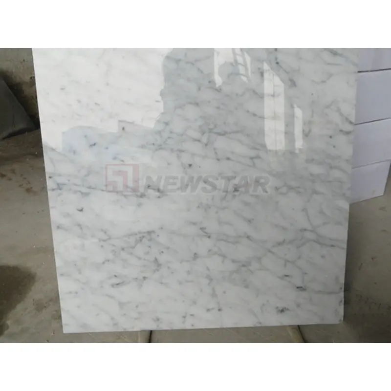 Newstar carrara-suelo de piedra de mármol natural, blanco