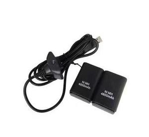 ชุดแบตเตอรี่3 in 1สำหรับ360 x กล่อง4800mAh สีขาวและดำพร้อมแบตเตอรี่แผ่นเกมชุดเปลี่ยนแบตเตอรี่ - Product Image 6