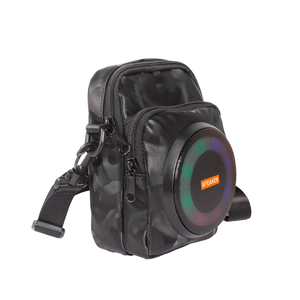 Multifunctional 10W RGB Light Woofer <strong>Cycling</strong> Running Fashionable Waist Bag Memory Card TF Card for Audio Players Homeless People