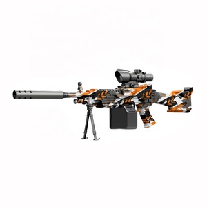 Özel renk boya Mini M249 çocuklar otomatik sıçramak jel topu Blaster sıçramak oyuncak tabanca su bombası çekim mermi - Product Image 1