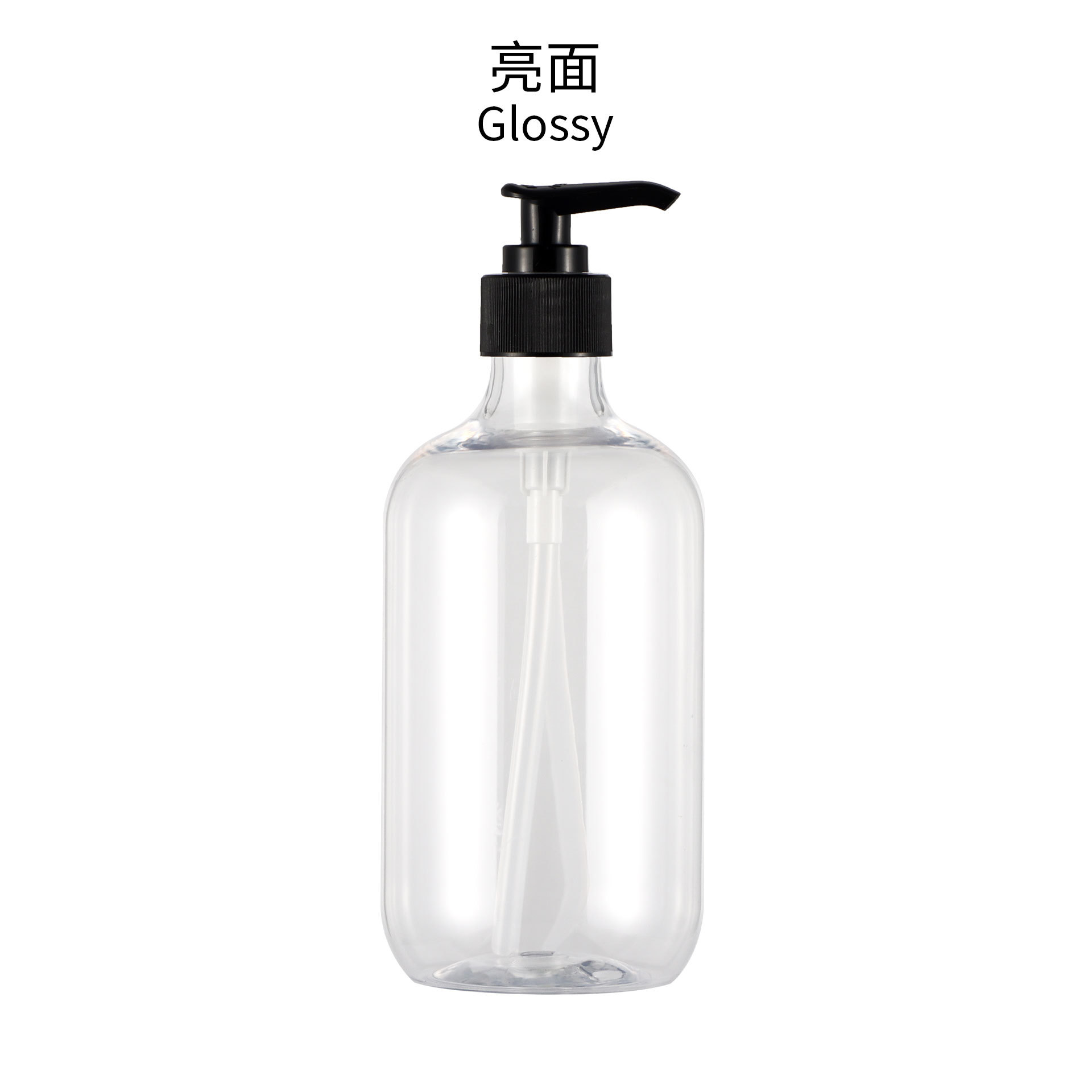 Pompe noire OC pour bouteille transparente