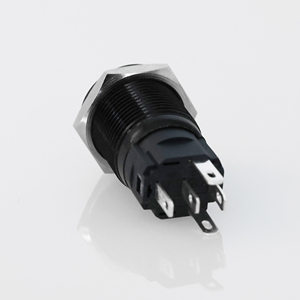 Interruttori a pulsante in metallo nero da 16mm pulsante a Led personalizzati con pulsante a chiusura a Led in metallo IP65 - Product Image 4