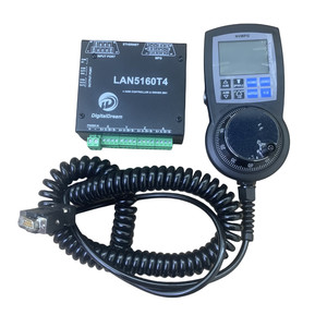 Placa controladora Ethernet CNC de 4 ejes LAN5160T4 con controladores de motor paso a paso integrados en una sola placa compacta