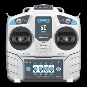 MicroZone MC6C Mini V2 <strong>2</strong>.4G 6CH <strong>Controller</strong> Transmitter <strong>with</strong> Receiver Radio System for RC Airplane <strong>Drone</strong> Multirotor Helicopter - Product Image 3