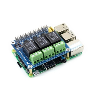 Kit de módulo de placa de relé de potencia de placa de expansión RPi, control remoto hacer hogar inteligente para Raspberry Pi 4B/3B +/3A +/3B/2B/B +/+ CM3 A/3 +