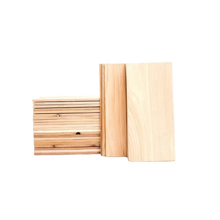 Paquete de 30 tablones de ASAR de madera de cedro para barbacoa
