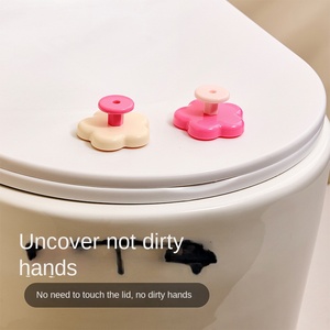 Blumenförmiger Starker Vakuum-Saughaken (3 Haken) Mehrzweck Kombinierbarer Toilettendeckel-Heber - Product Image 2