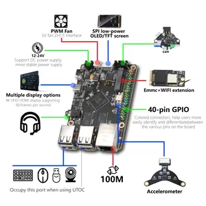 Mellow Fly Pi V2 с UTOC 40Pin GPIO расширяемый EMMC для DIy Klipper I3 CoreXY 3D принтер может SB2040 SHT36 заменить Raspberry PI - Product Image 3