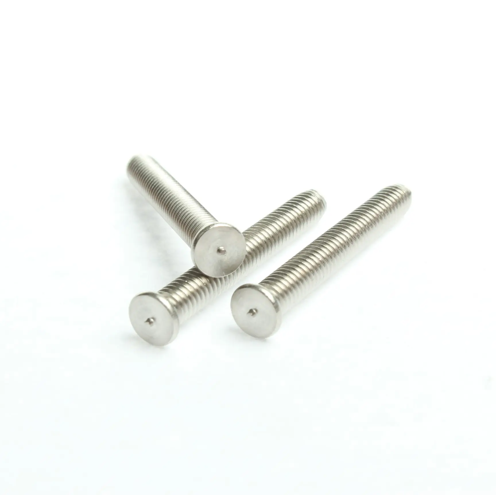 ISO 13918(PT) Threaded Stud Welding With Tip Ignition Stainless Steel 304/316 Passivated, aluminum alloy available M3-M8