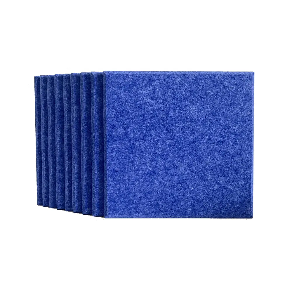 9mm/12mm Felt Acoustic Panel 100% Sound Absorbing Polyester Acoustic Panel Soundproofing Materials PET Felt Wall Panel