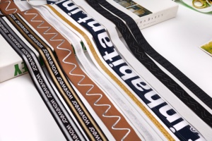 Cinta tejida de colores a rayas Patrones personalizados Banda elástica de impresión de alta elasticidad con silicona - Product Image 4