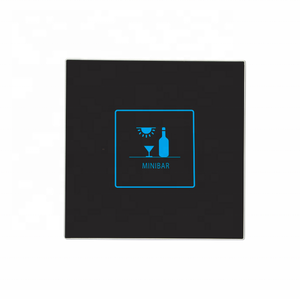 Sistema de habitación de invitados, interruptor de cristal Led personalizado, Control inteligente de Hotel, Software de ordenador