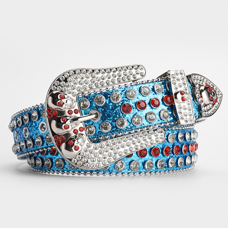 Azul con blanco