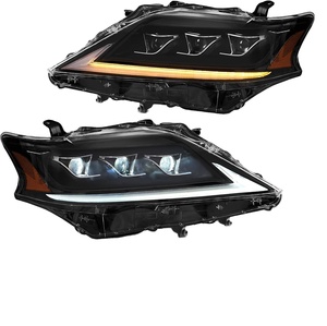 Modifiye yükseltme ön tam LED farlar w/DRL için 13-15 Lexus RX serisi 350 450H Amber reflektör - Product Image 1