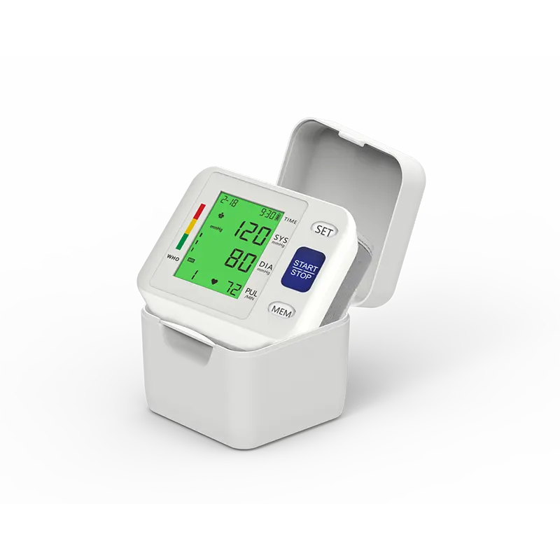 USB carga Digital BPM automático Bp digital esfigmomanómetro muñeca Monitor de presión arterial