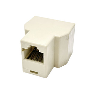 1 để 2 nữ để nữ 8P8C RJ11 RJ45 nối LAN <span class=keywords><strong>Ethernet</strong></span> mạng mở rộng cáp Splitter Adapter Modular cắm - Product Image 5
