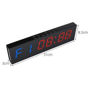 Il Timer di boxe a LED da palestra a 6 cifre da 1.8 "supporta il Timer di conteggio alla rovescia per l'allenamento con telecomando - Product Image 1