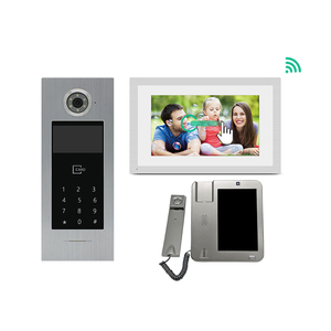 TCP IP creazione di video telefono del portello citofono tuya wifi intelligente campanello multi appartamenti IC carta di controllo di accesso - Product Image 2