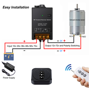 GLC kablosuz uzaktan kumanda anahtarı 24v yukarı ve aşağı 12v ileri geri Motor için uzaktan kumandalı anahtar lineer aktüatör denetleyici anahtarı - Product Image 3