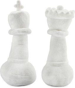 Factory Custom <strong>Plush</strong> Chess Pieces King and <strong>Queen</strong> Stuffed Toy Chess Game Figures - Product Image 1