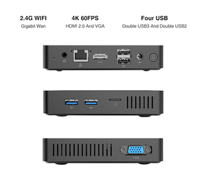 Mini pc portatile gioco CPU J3710 WIN 11 8GB 64G 128G RAM ssd mini computer a buon mercato pc computer desktop intel - Product Image 3
