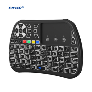 Topleo MINI Keyboard A6 Control de voz Remote Air mouse Teclado de mano con retroiluminación LED Set Top Box Mini teclado inalámbrico - Product Image 1