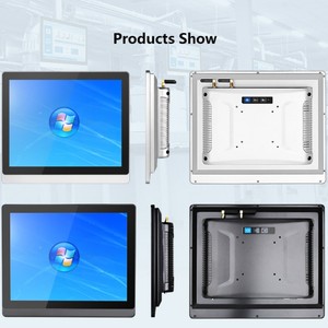 แผงหน้าจอสัมผัสอุตสาหกรรมขนาด19นิ้ว10มม. กันน้ำได้ IP65 WIN7/8/10 /11สไตล์เดสก์ท็อปแบบไม่มีพัดลมคอมพิวเตอร์ทุกเครื่อง - Product Image 3
