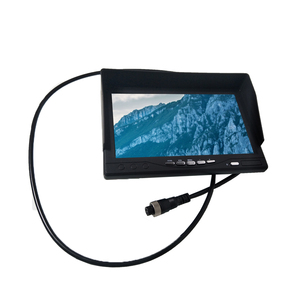 HYF-monitor lcd para reposacabezas de coche con interfaz de cabeza de aviación, interfaz RCA, interfaz BNC, vídeo de entrada y salida, 7 pulgadas, venta al por mayor - Product Image 1