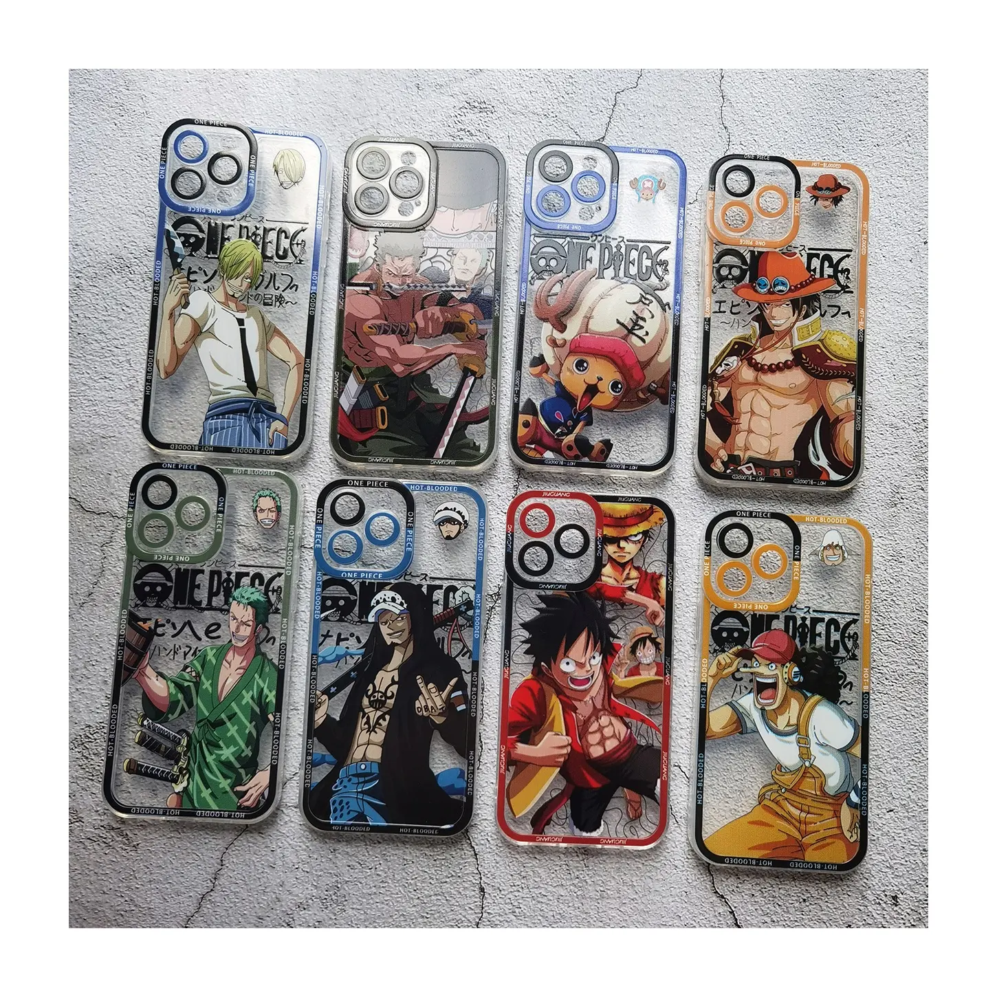 Mềm Anime trường hợp điện thoại cho Iphone 15 14 Pro Max 13 12 11 XR XS Max phim hoạt hình charater điện thoại di động Bìa