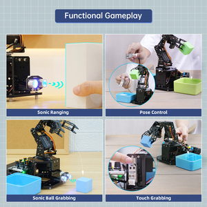 Open Source 5DOF Roboterarm MiniArm Unterstützung Arduino Programmierung und Sensore xpansion Education Robotic Arm Kits