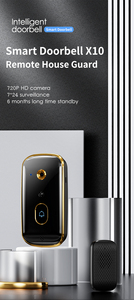 HD 720P Smart Video Wi-Fi Timbre inalámbrico Cámara Intercomunicador Impermeable Sistema de seguridad para el hogar al aire libre con timbre de puerta