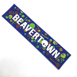 High Quality Silicone <strong>Bar</strong> Mat Non-Slip Backing With Customized 3D Logo Soft <strong>PVC</strong> Beer Runner <strong>Bars</strong> Good Price ODM Drink Rubber Mat - Product Image 5